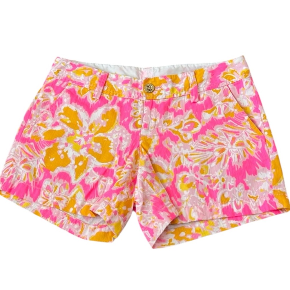 🩷💛 LILLY PULITZER Women’s CALLAHAN SHORTS! Size 0 XS Beach Colorful